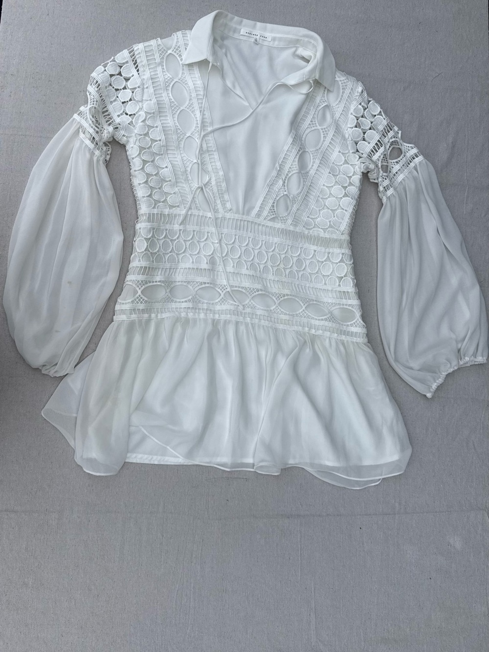 Women's dress in creamy white